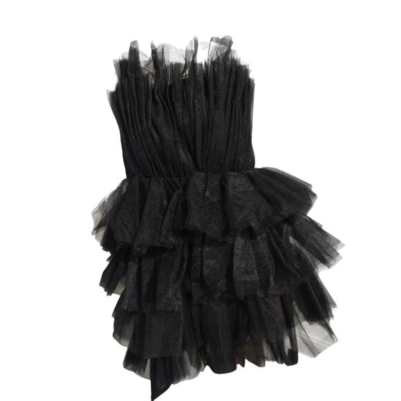 Hebeos Tulle Womens siz 12 Tiered Tulle Whimsical Fairygoth Kawaii Witchy Dress - Picture 5 of 10